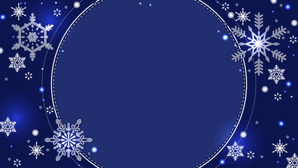 クリスマス風、美しい16:9サイズの背景素材