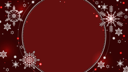 クリスマス風、美しい16:9サイズの背景素材