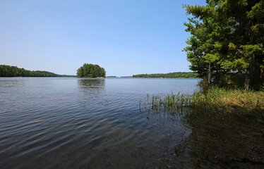 In shallow water of Kabetogama Lake - Voyageur National Park, Minnesota