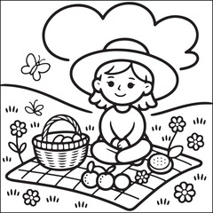 cozy girl season bold and easy coloring book for adults