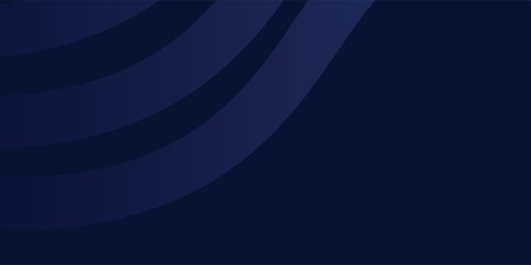 Modern dark blue abstract background featuring smooth, flowing wavy shapes, ideal for technology, business, or creative design projects, Vector illustration.