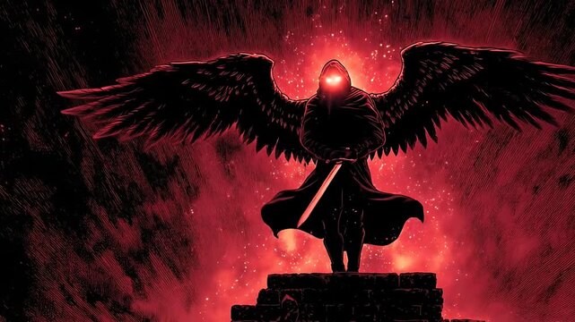 Dark Angel Guardian - A Warrior of Shadows and Light.