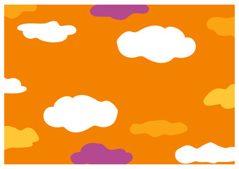 ハロウィンの空