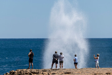 The Blowholes Quobba Eco Reserve Carnarvon Western Australia