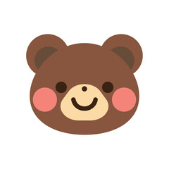 かわいいくまのベクターイラスト