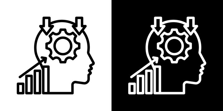 Inference Of Line Black And White Style Vector Illustration 