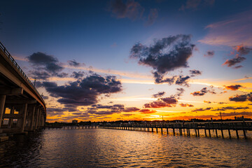 Obraz premium Beautiful Florida Landscape and Sunrise
