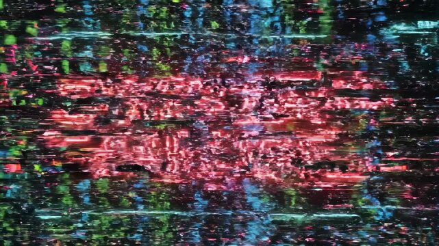System Failure Glitch - A Digital Breakdown Visual.