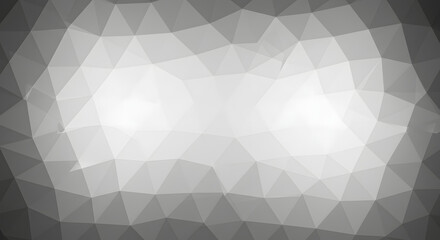 Abstract geometric pattern with triangles and shades of gray creating a modern design.