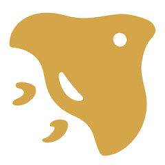 年賀状の千鳥のイラスト素材