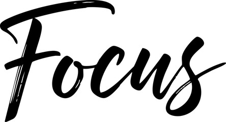 Focus modern typography