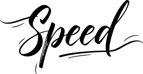 Speed elegant typography