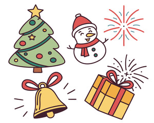 Illustration of christmas decoration