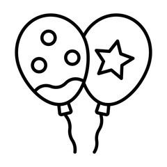 Balloons Icon