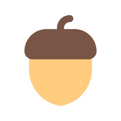 acorn flat icon