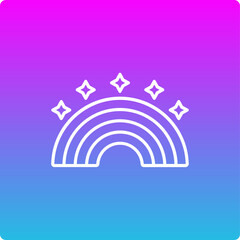 Obraz premium Rainbow Icon