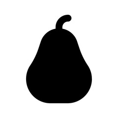 pear glyph icon