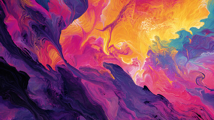 Colorful Abstract Art and Backgrounds Designed for Creative Projects and Digital Marketing 