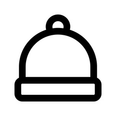beanie line icon