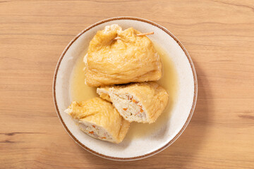 豆腐と野菜の油揚げ包み　ガンモ