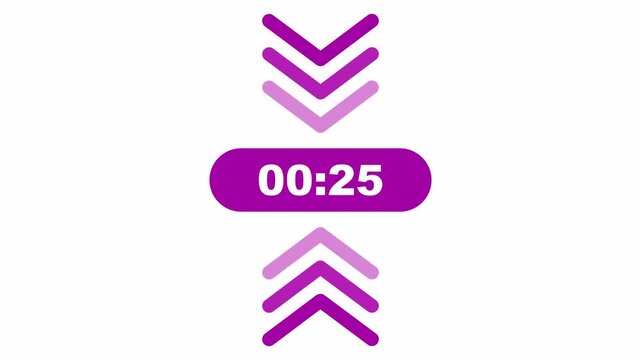 30 seconds timer on white background for competitions, 30 seconds countdown for quick response, 30 seconds deadline.