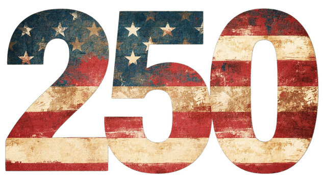 United States of America 250th anniversary logo design 