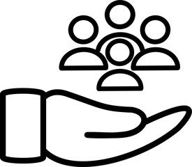 Diversity and inclusion icon. Equity and inclusion vector icon.  Vector graphics and not Artificial Intelligence, logo illustration. Replaceable vector design.