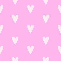Adoring Valentine Hearts seamless pattern