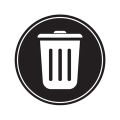 rubbish bin icon