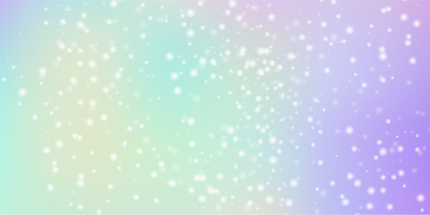 Holographic fantasy rainbow unicorn background. Magic unicorn hologram. kawaii princess gradient. Abstract fabulous background for Christmas, new year, Xmas holidays, celebration, party.