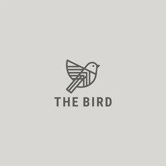 Bird logo design template vector illustration