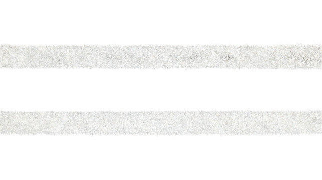 Transparent Background of Two White Lines on Black Asphalt Texture Detailed Road Marking Design for Transportation Concept Signage and Urban Planning, PNG