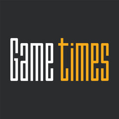 Game Times Lettering Typography Design
