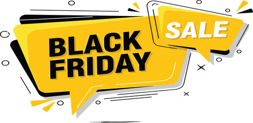 Black Friday Sale Banner Vibrant Design for Deals and Promotions