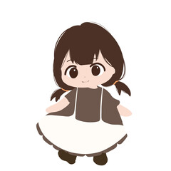 little girl (Brown)
