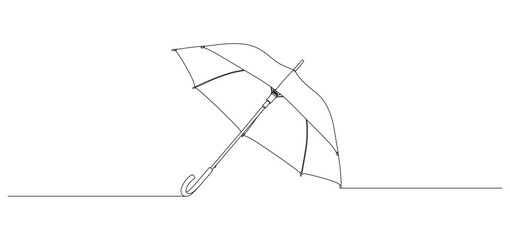 continuous line umbrella