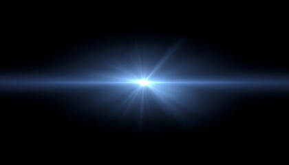 Obraz premium Flare blue light effect