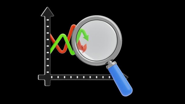 3D Animation of Volatility Analysis | Alpha Channel