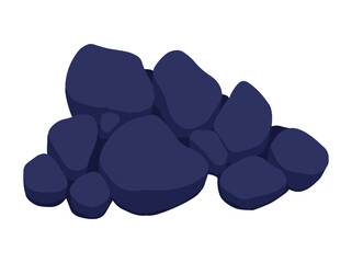 Stone Pile Illustration

