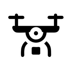 Drone Sensor Technology Icon Set – GPS, Monitoring, Aviation, Tracking, Flight, Detection, Network