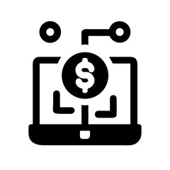 Finance Platform Digital Banking Icon Set – Online Payment, Wallet, Investment, Secure Transaction, Money, Fintech, Economy