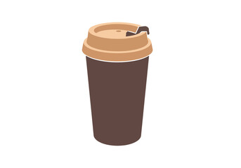 Coffee Cup Illustration A Simple and Clean Design.