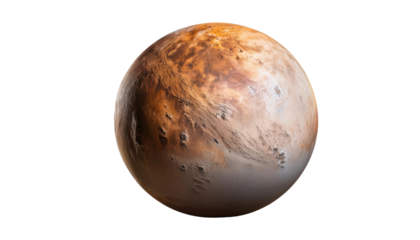 Planet Jupiter Render Isolated White Background