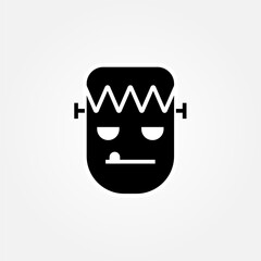 frankenstein icon symbol illustration vector eps10 logo template design pattern seamless bright minimal design flat design realistic style simple design modern design