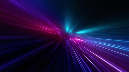 Neon Speed Lines: A vibrant explosion of neon light streaks across the canvas, showcasing a dynamic interplay of speed and color. Ideal for projects needing visual movement and energy.