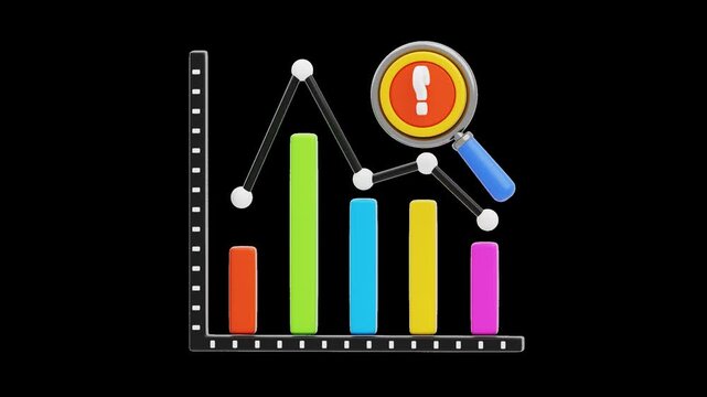 3D Animation of Forecasting | Alpha Channel