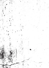 Distressed Grunge Texture Black and White Vector Overlay
