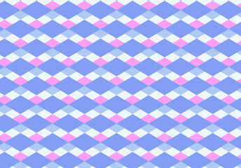 POPでおしゃれなチェック柄