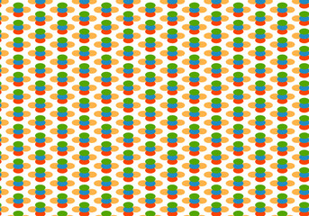 POPでおしゃれな丸柄