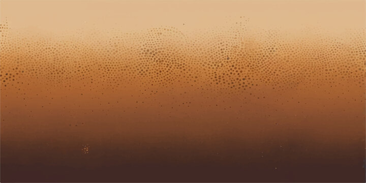 Golden desert sunset texture with yellow foam and macro champagne bubbles in a wet glass